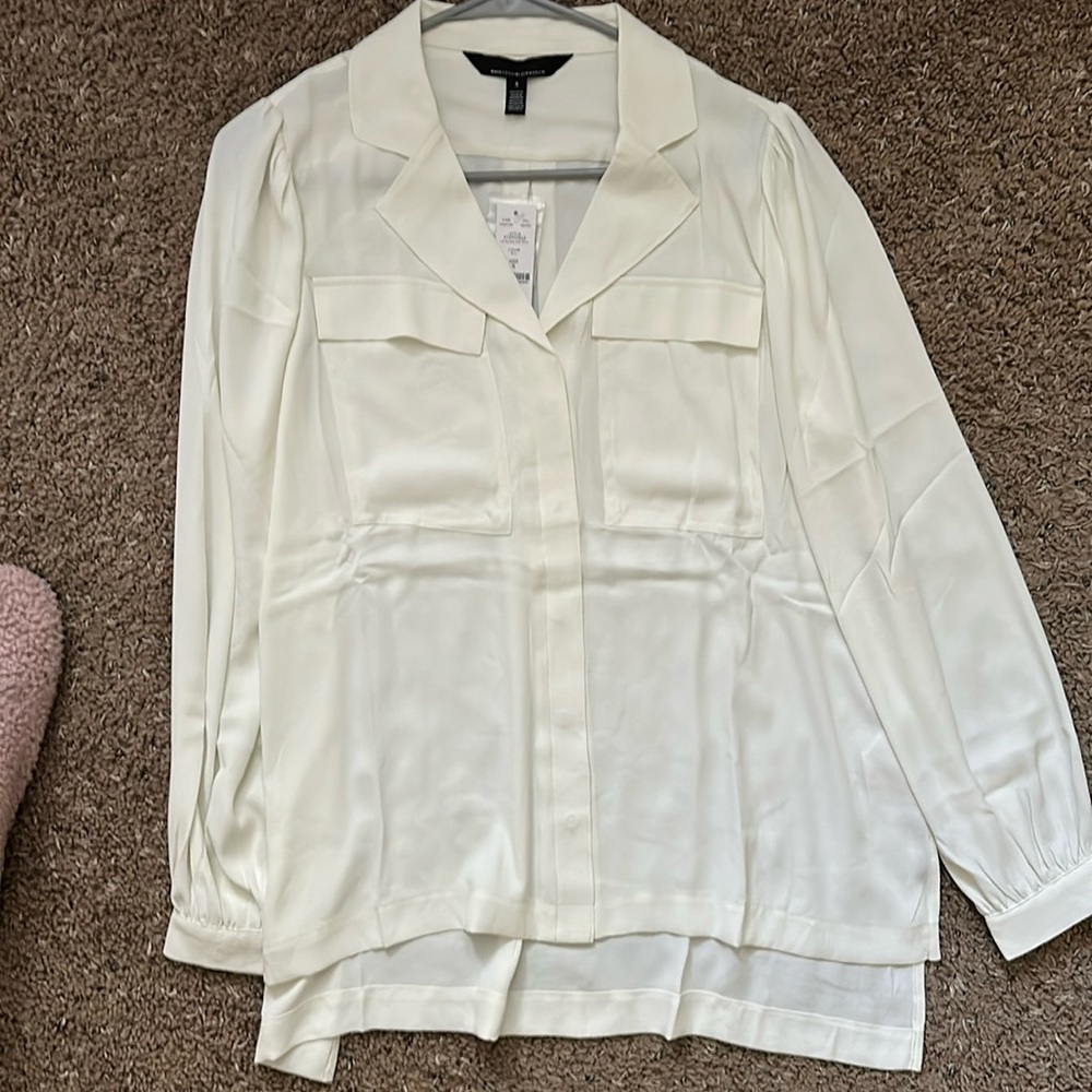 WHBM NWT women’s size small button down shirt